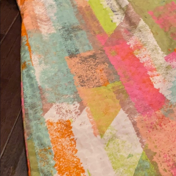 Maggy London Pink and Blue Sleeveless Dress - Picture 5 of 6